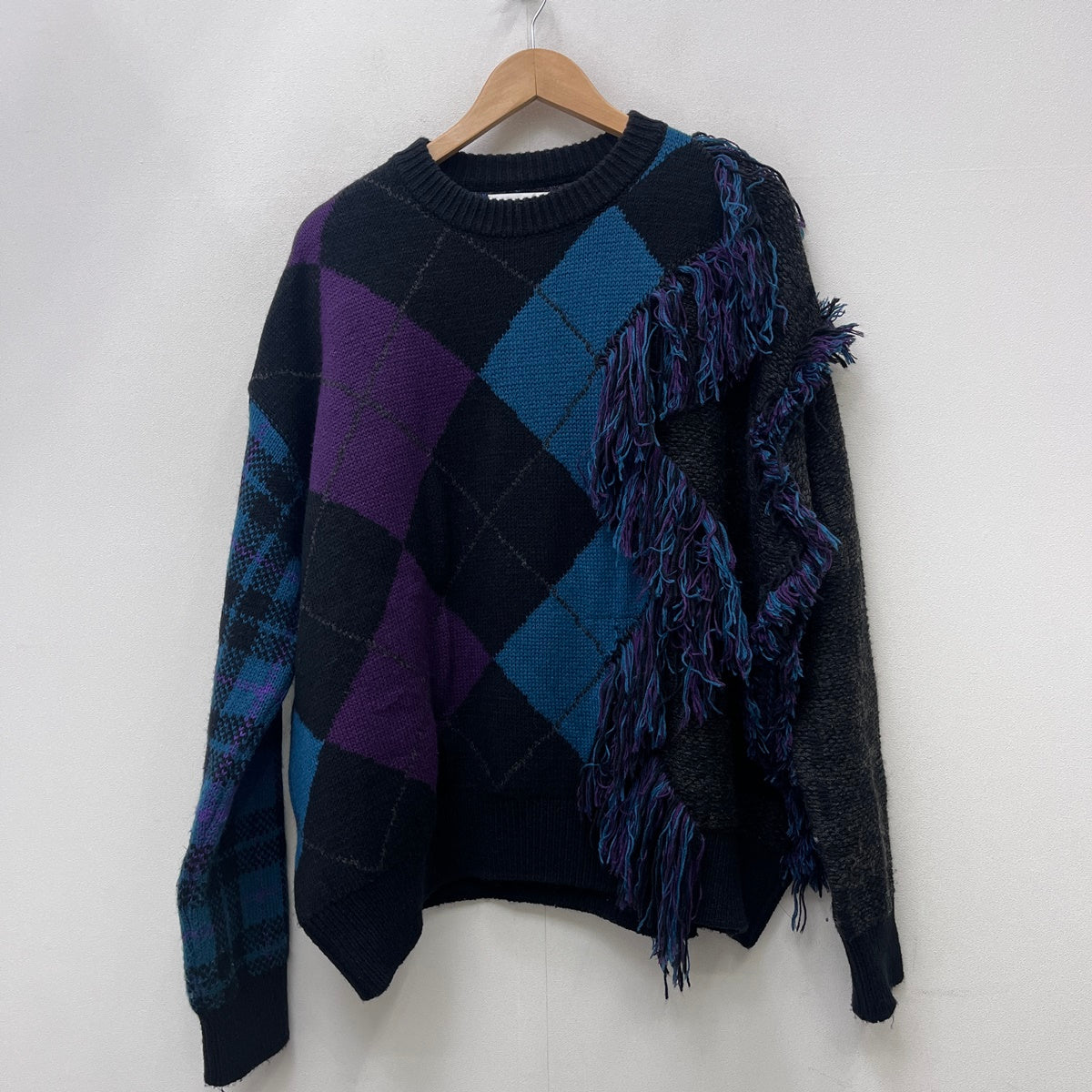 KIDILL | キディル Destroy Argyle Tartan Pullover Knit セーター KL458【加古川店】