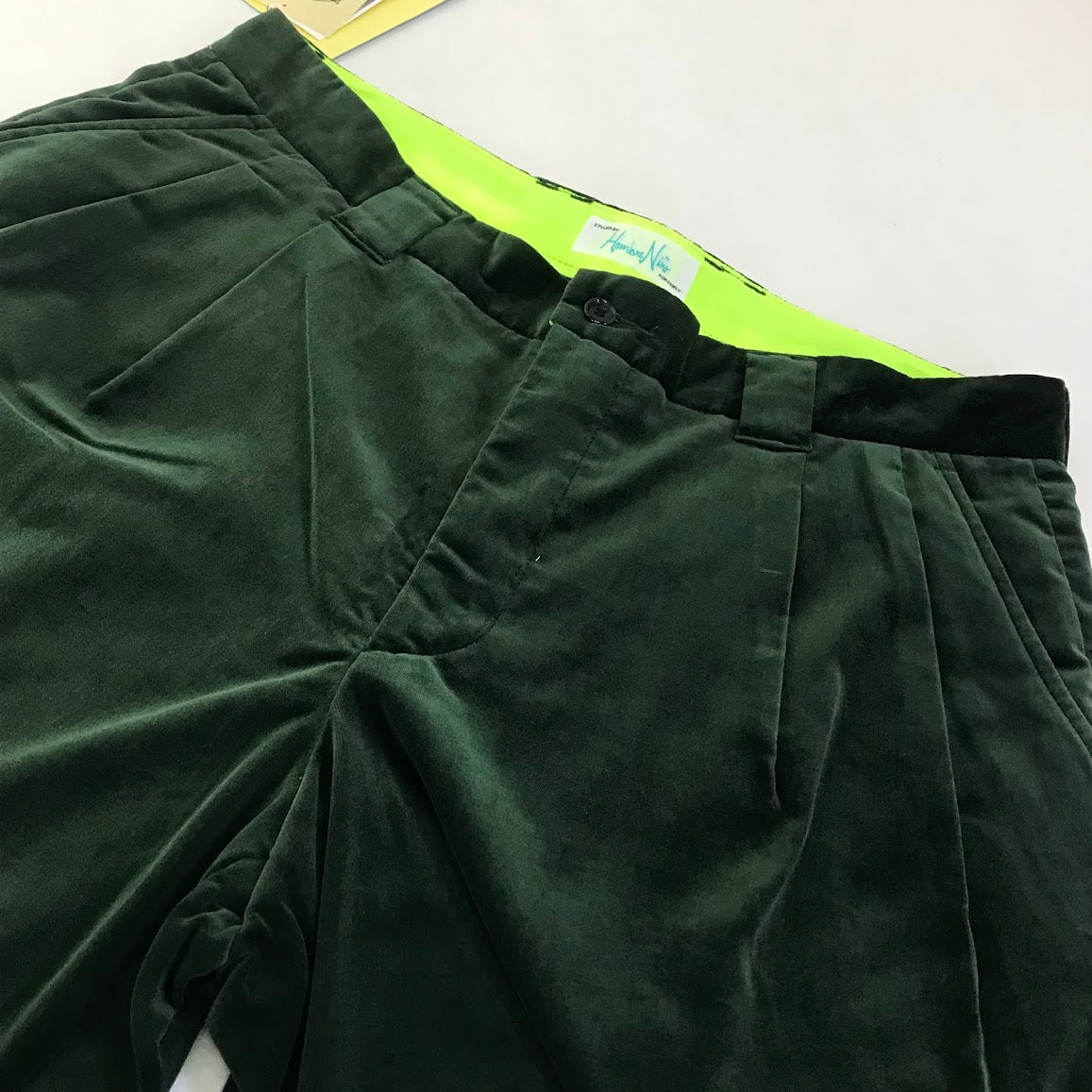 Hombre Nino | オンブレニーニョ Velvet Pants ベロアパンツ パンツ HN0212-PT0003 グリーン サイズ：L【倉吉店】