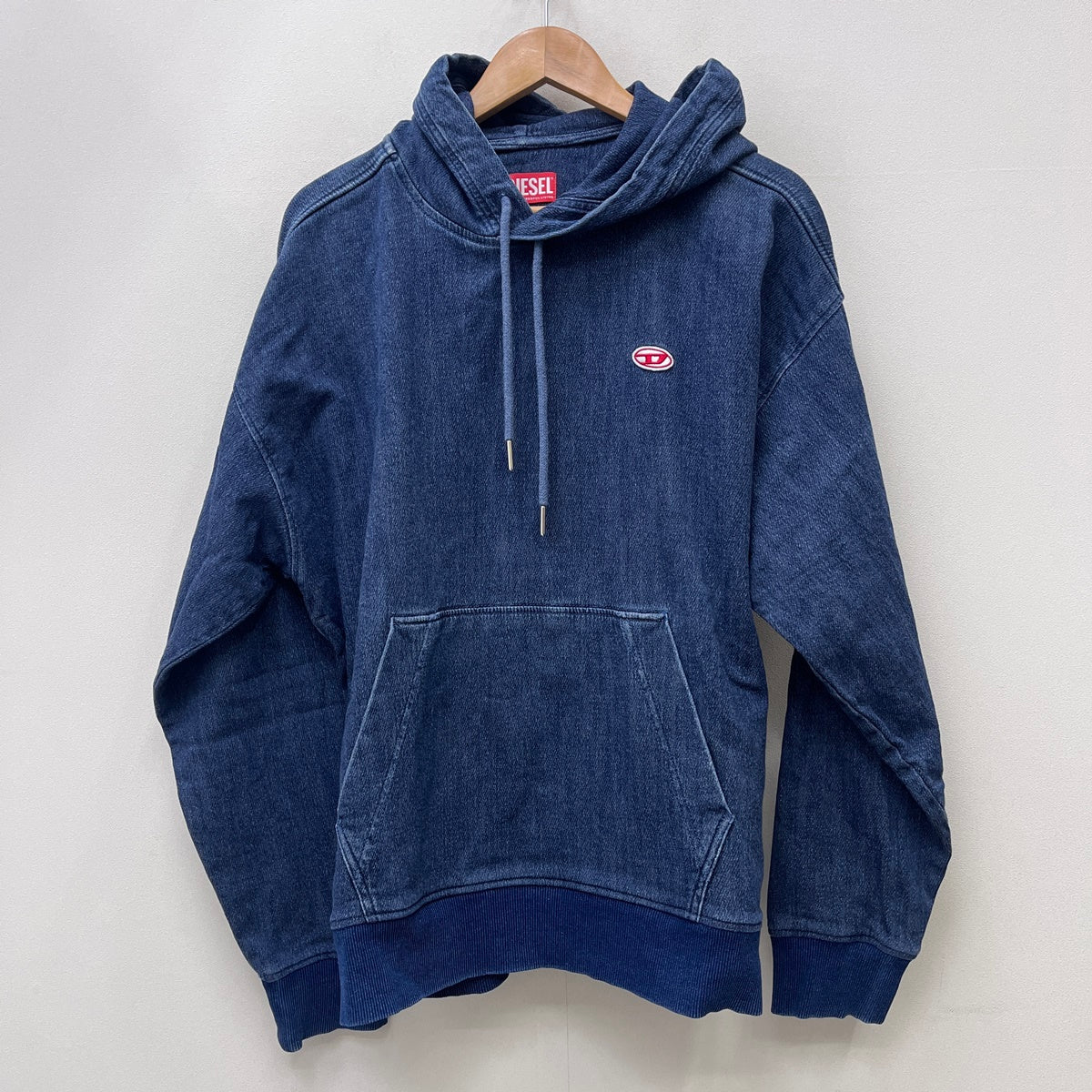 DIESEL | ディーゼル D-UM-RIB-ME パーカー A0393909C30 インディゴ サイズ：M【加古川店】