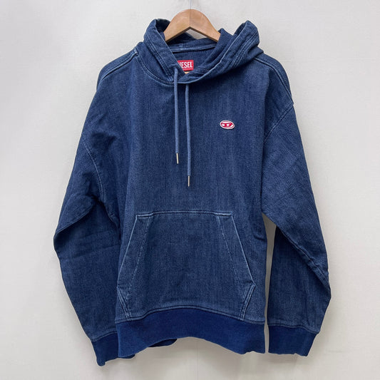 DIESEL | ディーゼル D-UM-RIB-ME パーカー A0393909C30 インディゴ サイズ：M【加古川店】