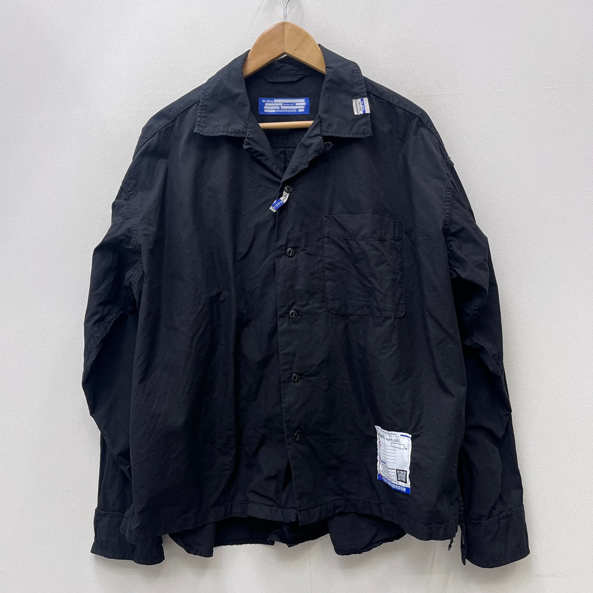 MIHARA YASUHIRO | ミハラヤスヒロ Long-Sleeve OxfordShirt その他アウター 112SH011 ブラック サイズ：44【加古川店】