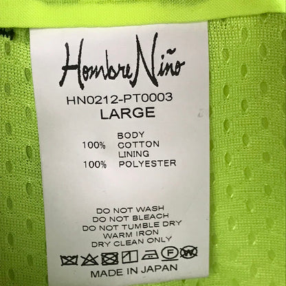 Hombre Nino | オンブレニーニョ Velvet Pants ベロアパンツ パンツ HN0212-PT0003 グリーン サイズ：L【倉吉店】