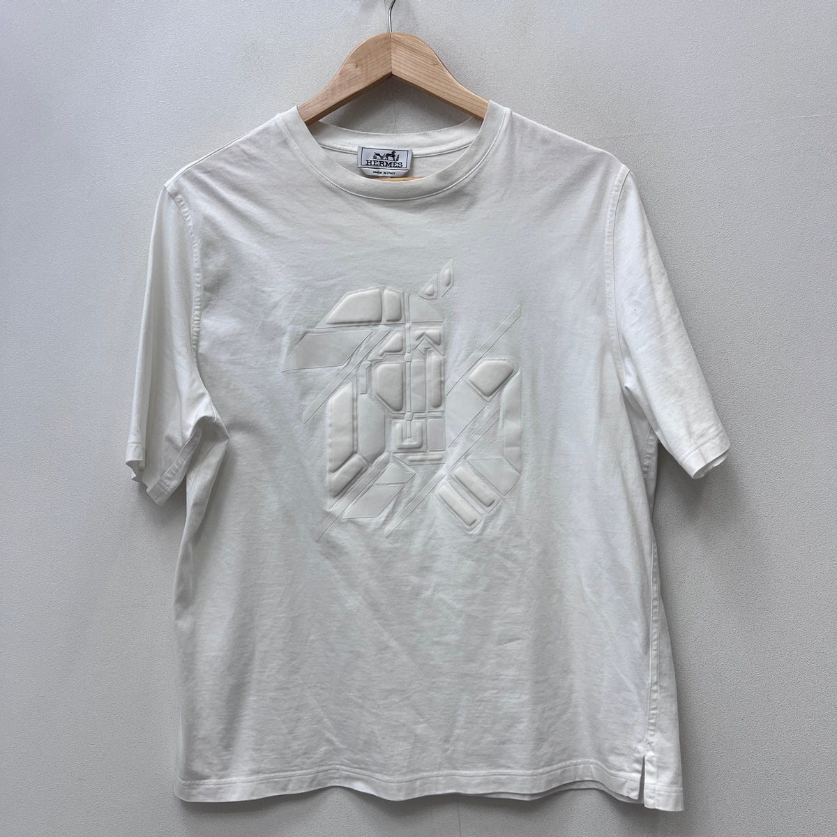 HERMES | エルメス Chevaux en Symetrie カットソー 半袖Ｔシャツ ホワイト サイズ：M【加古川店】