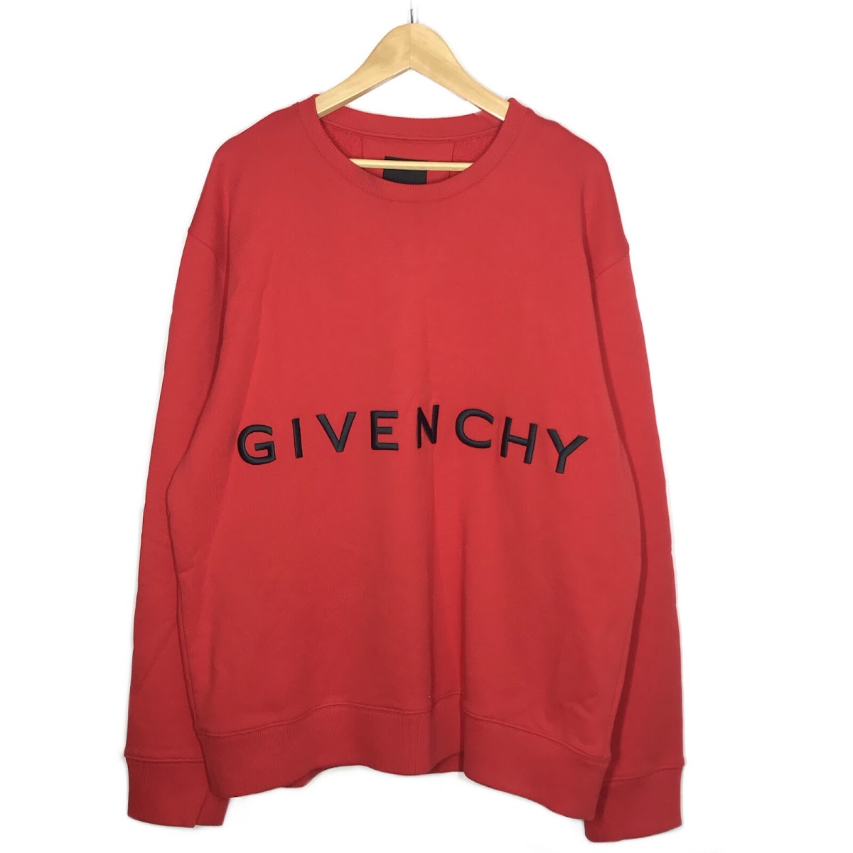 GIVENCHY | ジバンシィ ロゴ刺繍 スウェット BMJ0HA3Y8M レッド【倉吉店】