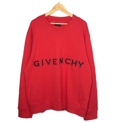 GIVENCHY | ジバンシィ ロゴ刺繍 スウェット BMJ0HA3Y8M レッド【倉吉店】