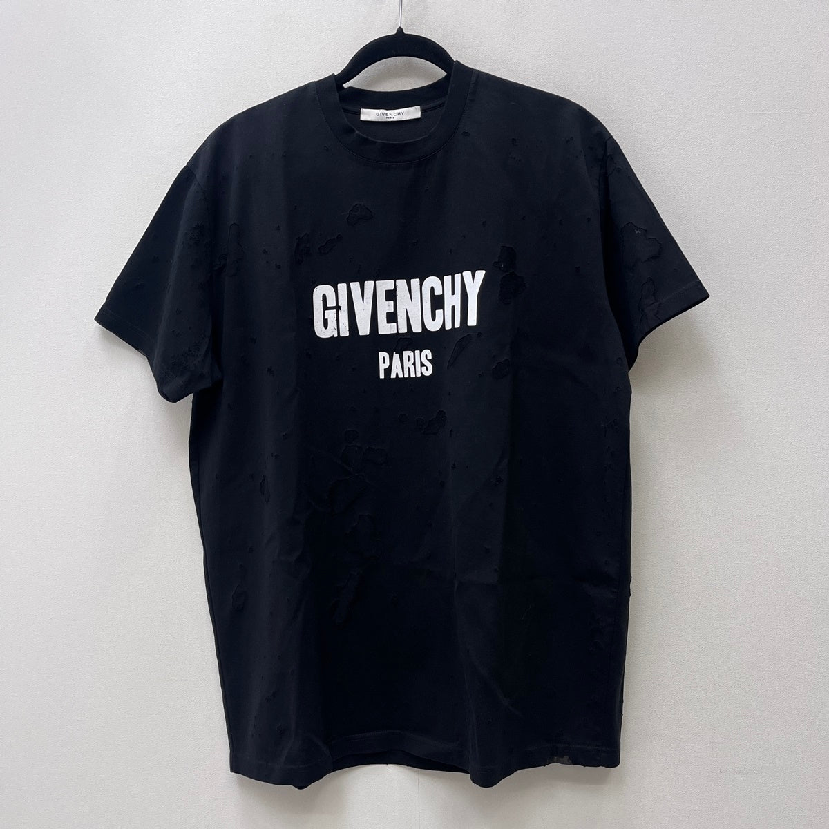 GIVENCHY | ジバンシィ Destroyed Oversized 半袖Ｔシャツ BM70383Y0B ブラック サイズ：S【加古川店】
