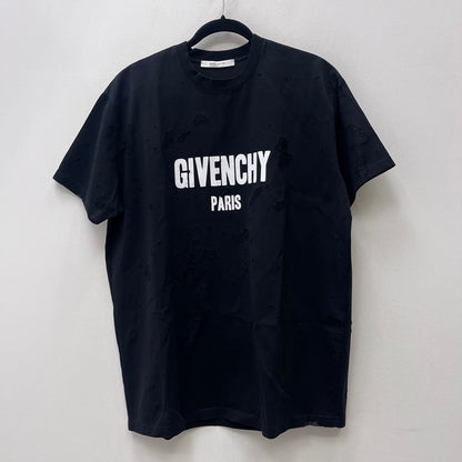 GIVENCHY | ジバンシィ Destroyed Oversized 半袖Ｔシャツ BM70383Y0B ブラック サイズ：S【加古川店】