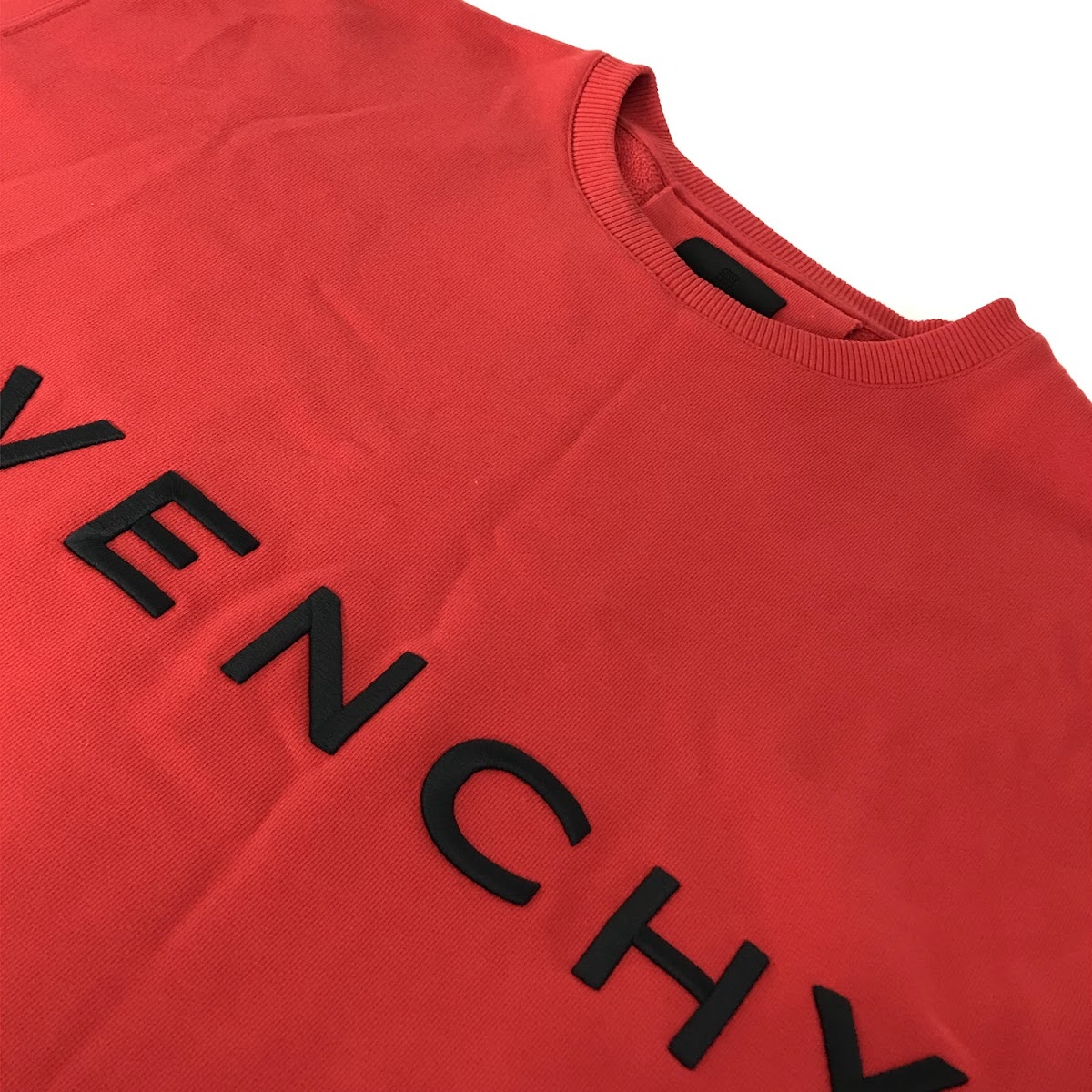GIVENCHY | ジバンシィ ロゴ刺繍 スウェット BMJ0HA3Y8M レッド【倉吉店】