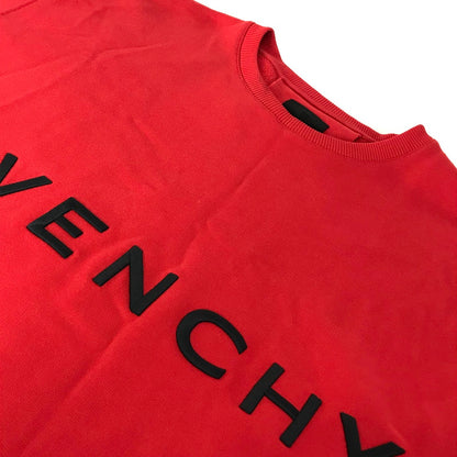 GIVENCHY | ジバンシィ ロゴ刺繍 スウェット BMJ0HA3Y8M レッド【倉吉店】