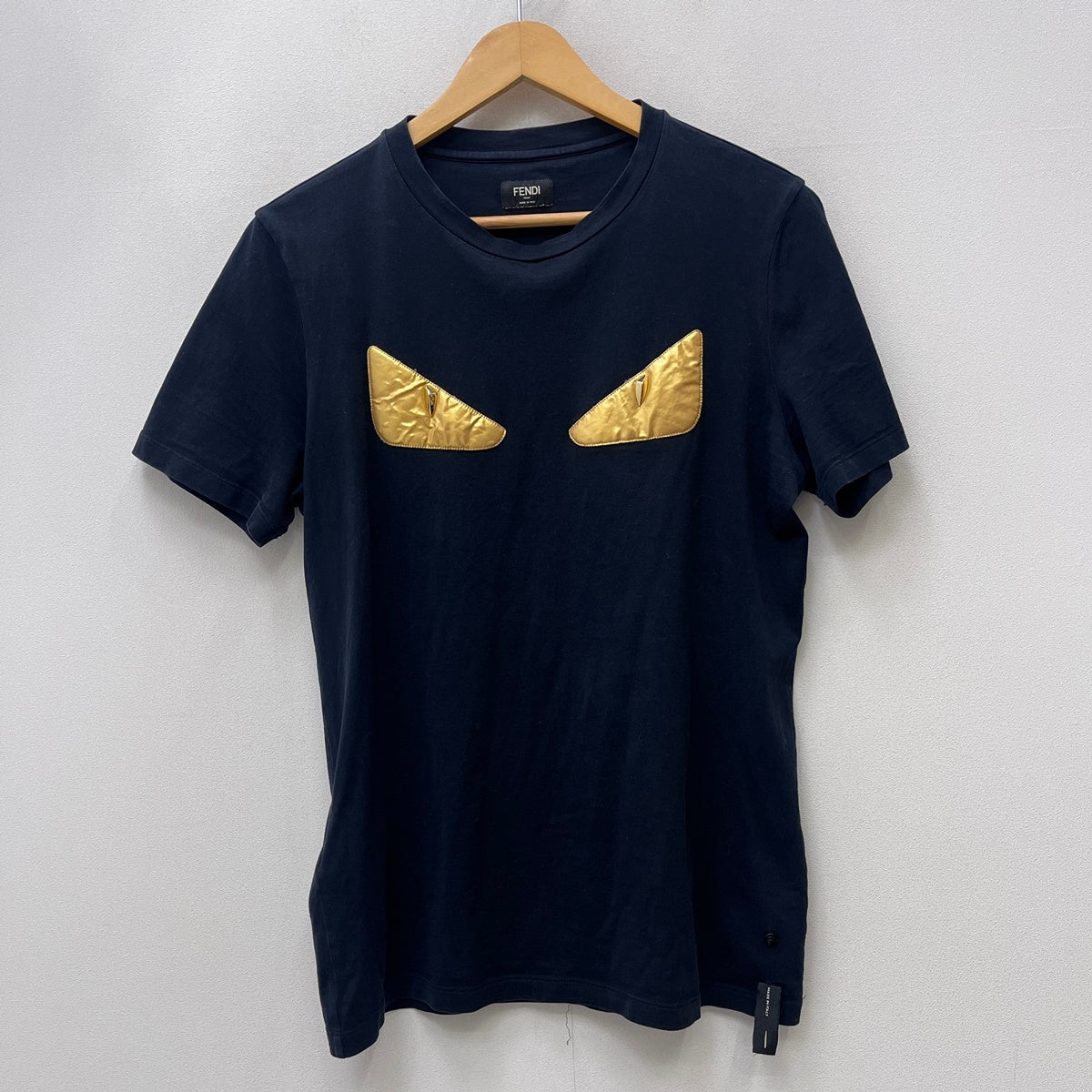 FENDI | フェンディ ?GOLD BUG EYES 半袖Ｔシャツ FY0895 A3LW ブラック サイズ：M【加古川店】