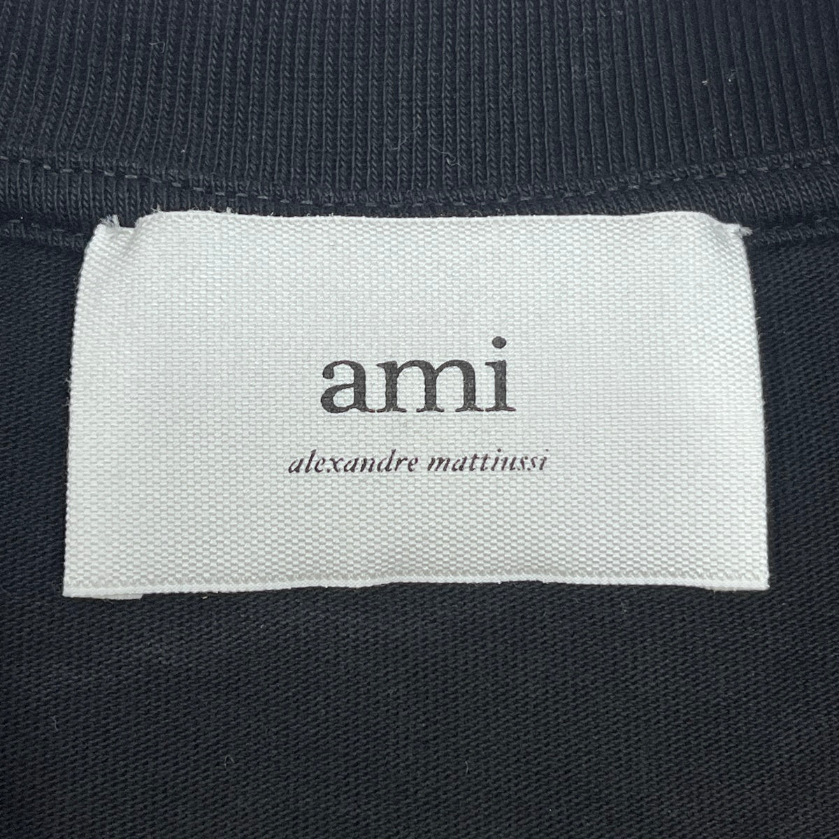 AMI | アミ 長袖Ｔシャツ UTS205.726 ブラック サイズ：S【加古川店】