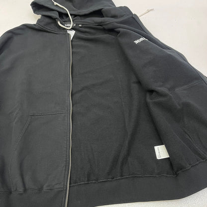 X-LARGE | エクストララージ STANDARD LOGO ZIP HOODED パーカー 101233012009 ブラック サイズ：XL【加古川店】