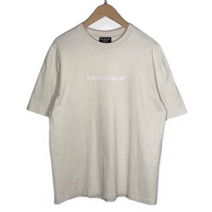 BALENCIAGA | バレンシアガ コピーライトロゴ 半袖Ｔシャツ 641532 ベージュ サイズ：S【倉吉店】