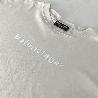 BALENCIAGA | バレンシアガ コピーライトロゴ 半袖Ｔシャツ 641532 ベージュ サイズ：S【倉吉店】
