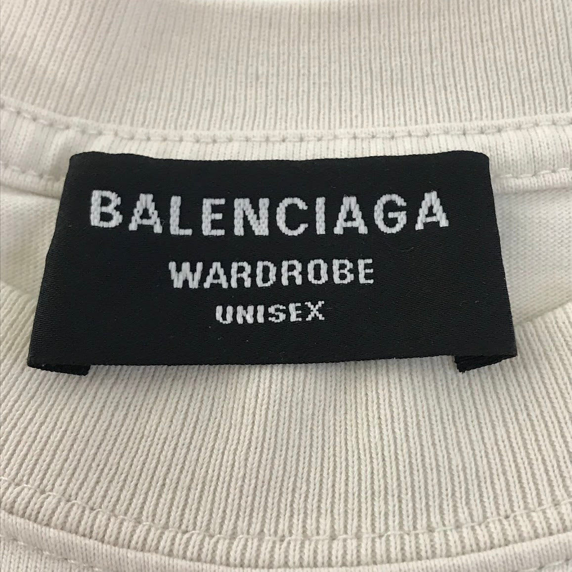 BALENCIAGA | バレンシアガ コピーライトロゴ 半袖Ｔシャツ 641532 ベージュ サイズ：S【倉吉店】