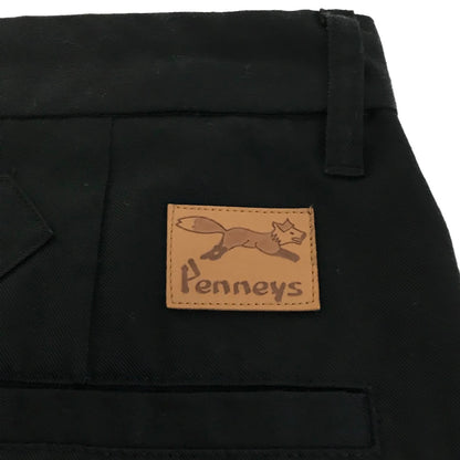 PENNEY'S | ペニーズ タックワイドバルーンテーパードチノパンツ パンツ EMpt856 ブラック サイズ：M【倉吉店】