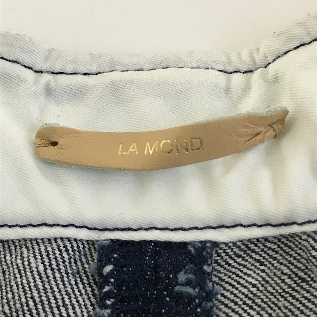 LA MOND | ラモンド テーパードパンツ パンツ インディゴ【倉吉店】
