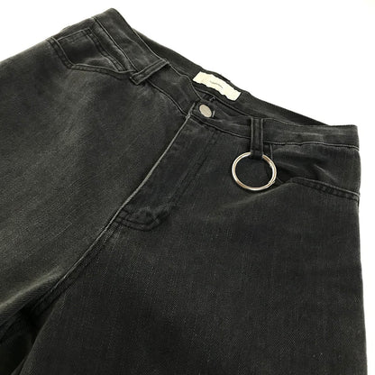 ADRER｜アドラー double zip straight denim デニムパンツ ADPAS1223001 グレー サイズ：M【倉吉店】