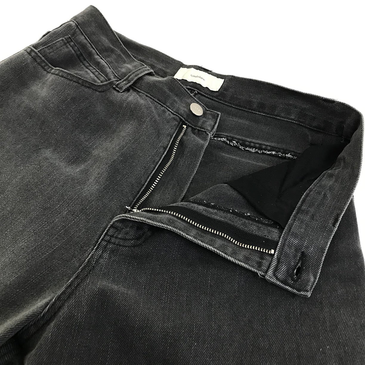 ADRER｜アドラー double zip straight denim デニムパンツ ADPAS1223001 グレー サイズ：M【倉吉店】