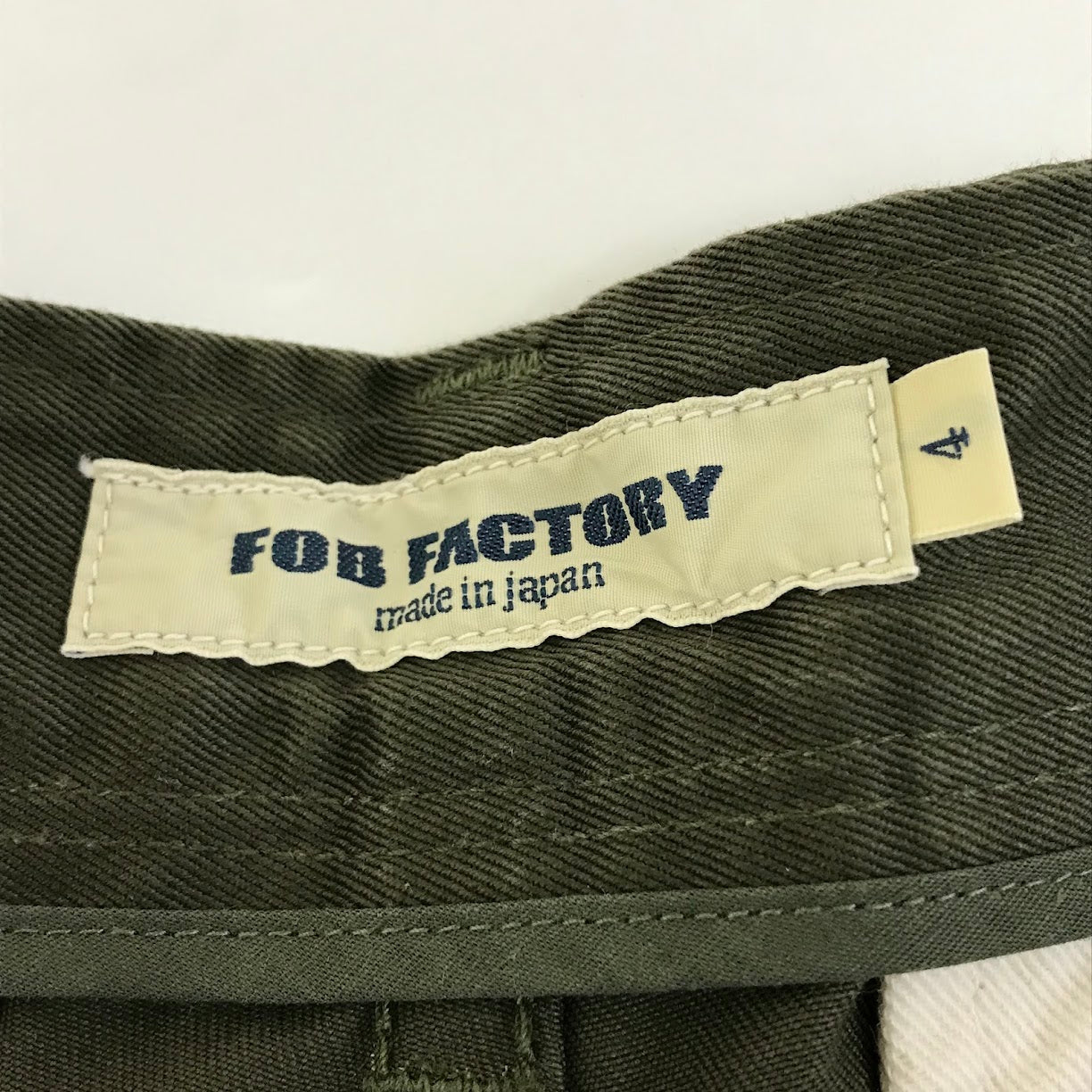 F.O.B FACTORY | エフオービーファクトリー チノパンツ F0444 カーキ サイズ：XL【倉吉店】