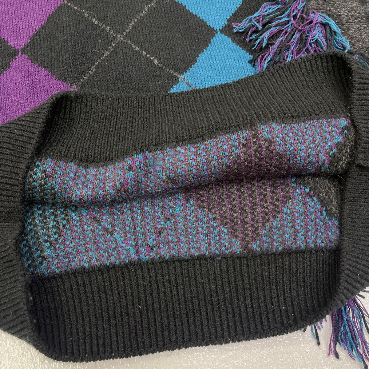 KIDILL | キディル Destroy Argyle Tartan Pullover Knit セーター KL458【加古川店】