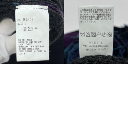 KIDILL | キディル Destroy Argyle Tartan Pullover Knit セーター KL458【加古川店】
