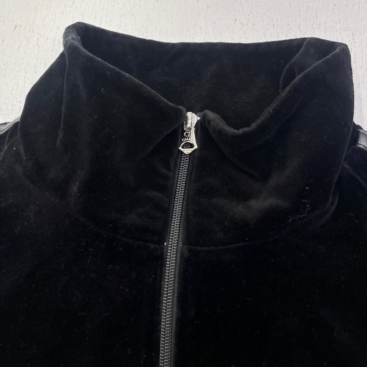 CALEE | キャリー VELOUR TRACK JACKET ジャージ ブラック サイズ：L【加古川店】