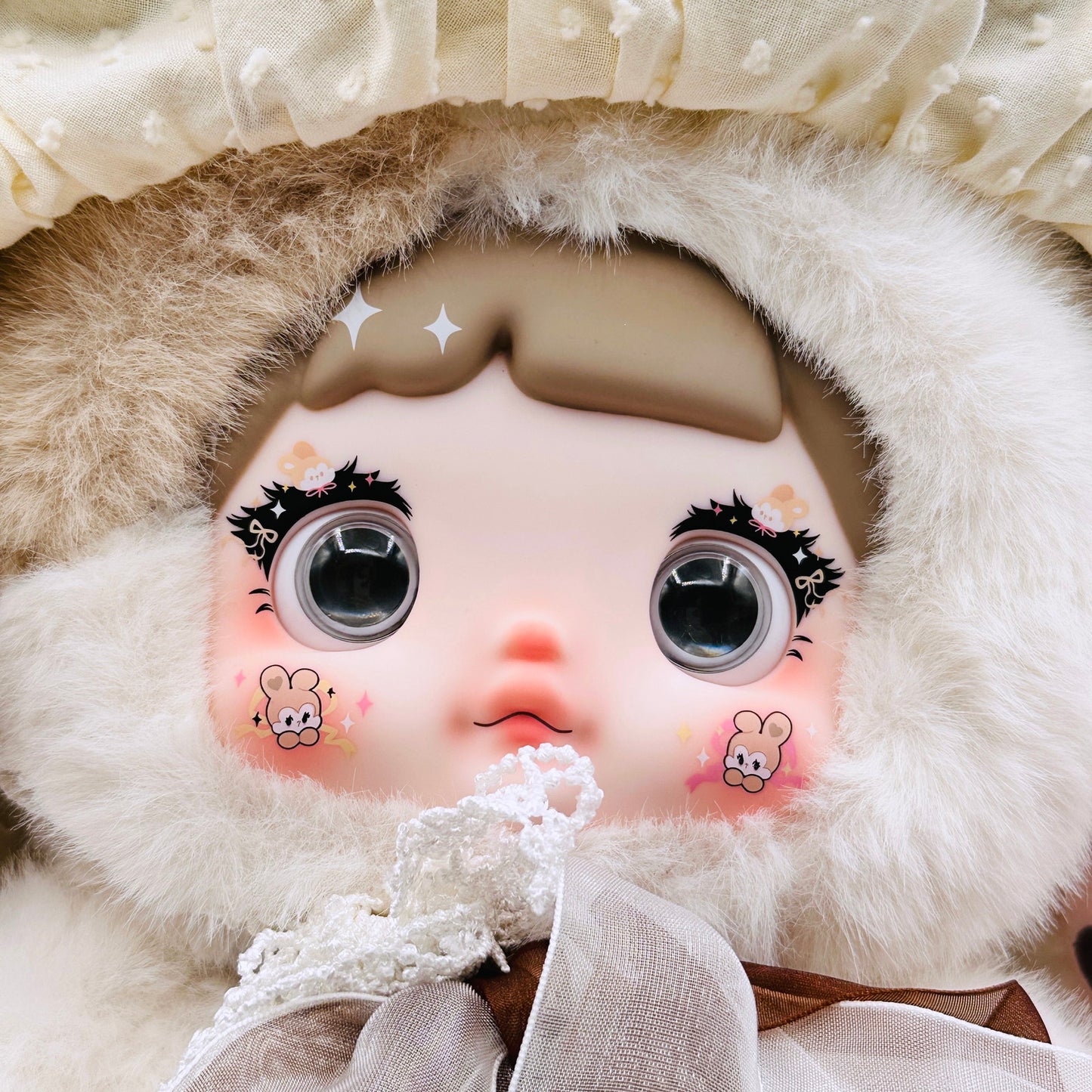 ぬいぐるみ Mocha しいたけ 400% 「Hi TOYS Nommi キノコ帽子シリーズ トレーディングプラッシュ」【倉吉店】
