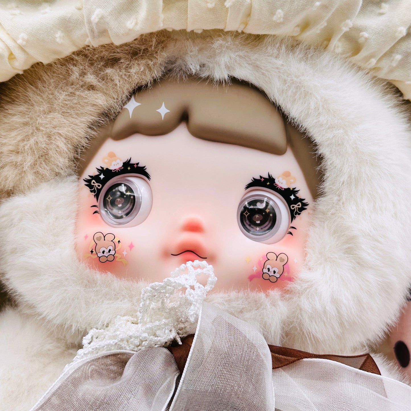 ぬいぐるみ Mocha しいたけ 400% 「Hi TOYS Nommi キノコ帽子シリーズ トレーディングプラッシュ」【倉吉店】