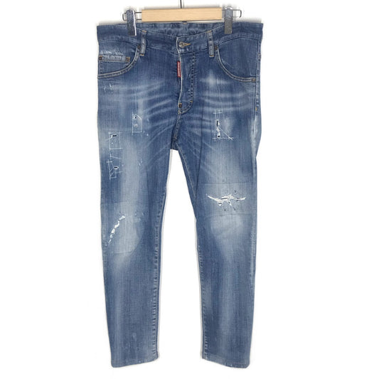 DSQUARED2 | ディースクエアード SKATER JEANS ダメージ加工 デニムパンツ S74LB0749 ブルー サイズ：46【倉吉店】