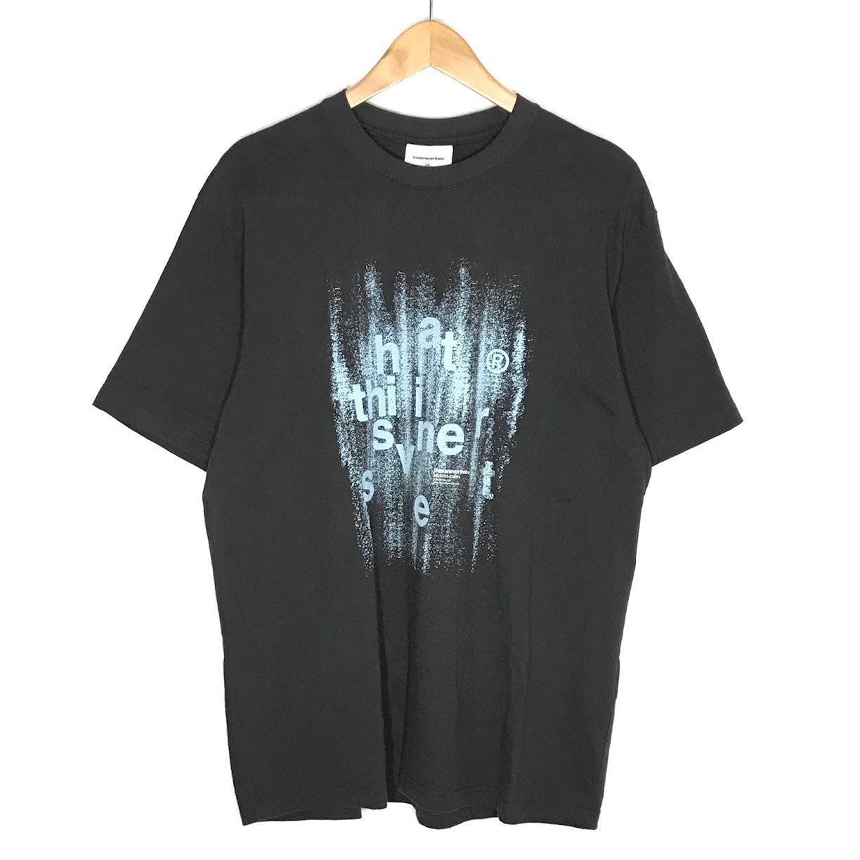 thisisneverthat | ディスイズネバーザット Brushed Paint Tee 半袖Ｔシャツ TN250TTSST06 ブラック サイズ：M【倉吉店】