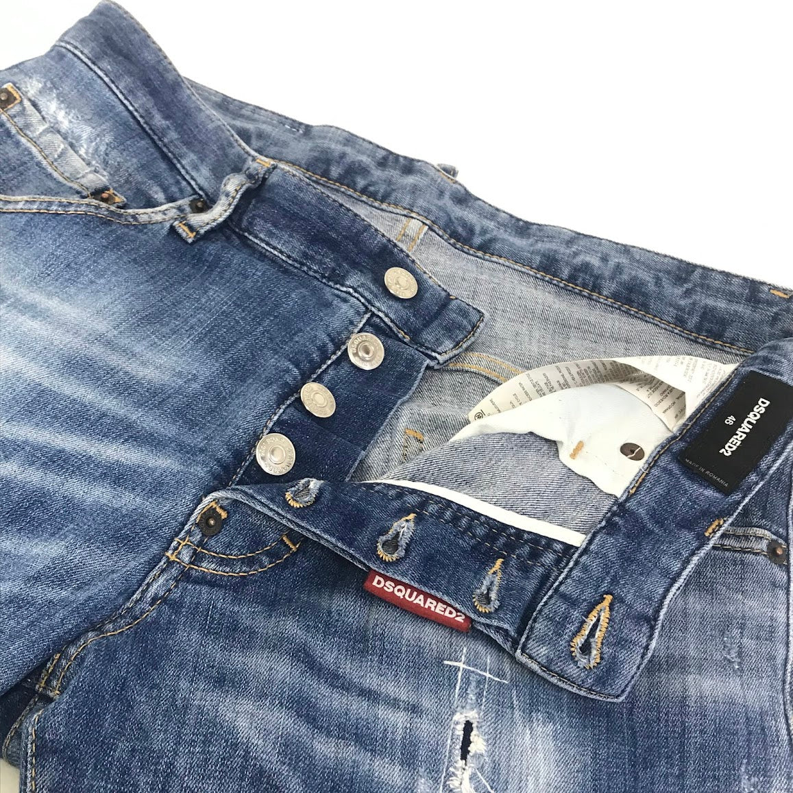 DSQUARED2 | ディースクエアード SKATER JEANS ダメージ加工 デニムパンツ S74LB0749 ブルー サイズ：46【倉吉店】