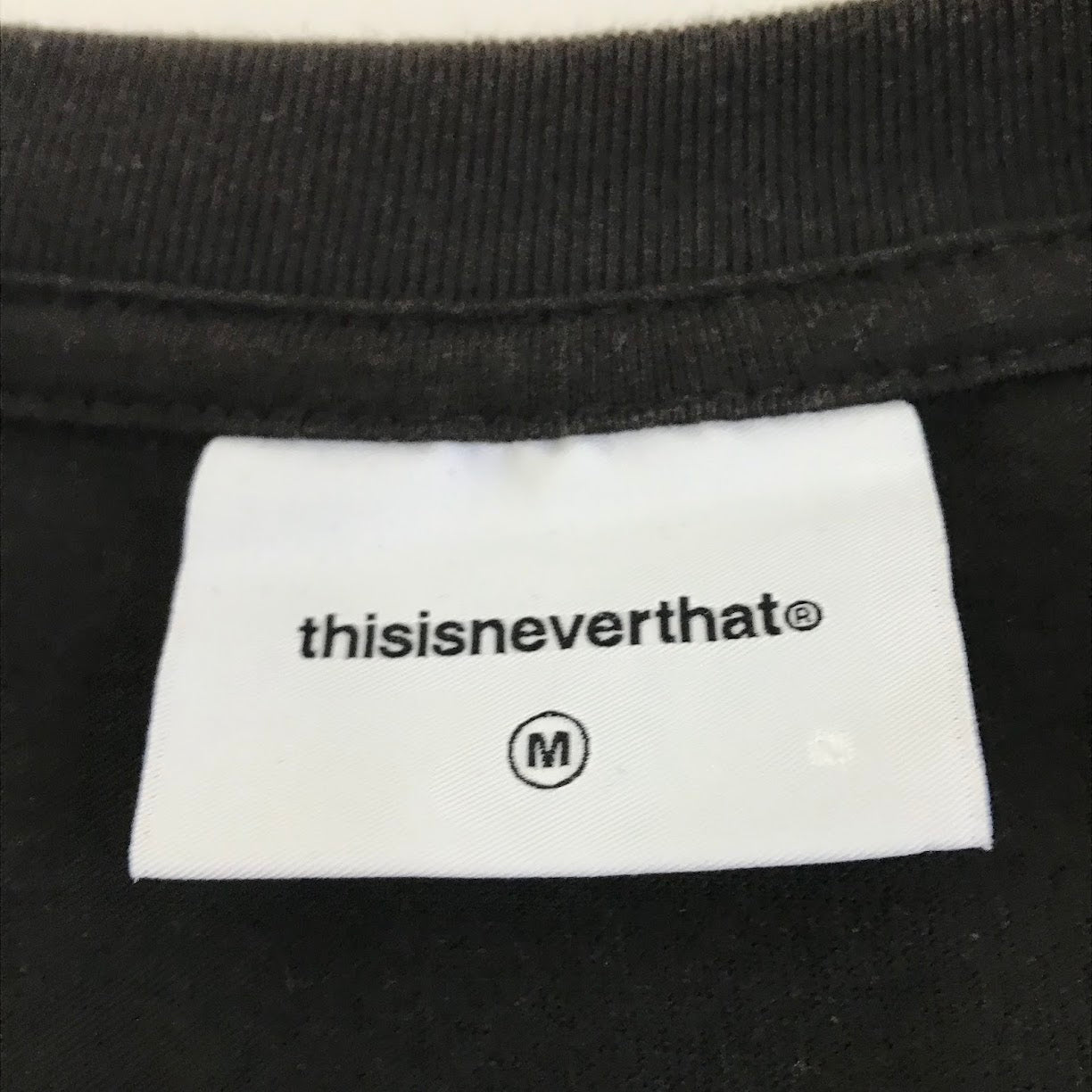 thisisneverthat | ディスイズネバーザット Brushed Paint Tee 半袖Ｔシャツ TN250TTSST06 ブラック サイズ：M【倉吉店】