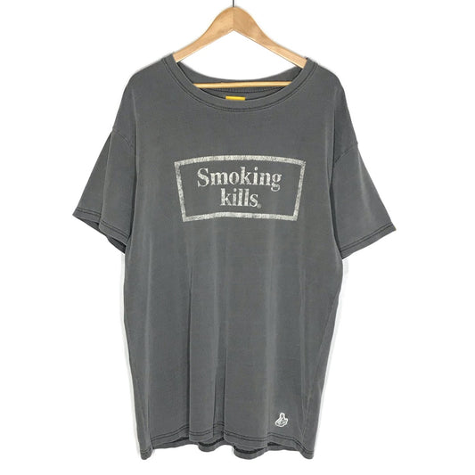 #FR2 | エフアールツー SMOKING KILLS 天使 半袖Ｔシャツ チャコールグレー サイズ：XL【倉吉店】