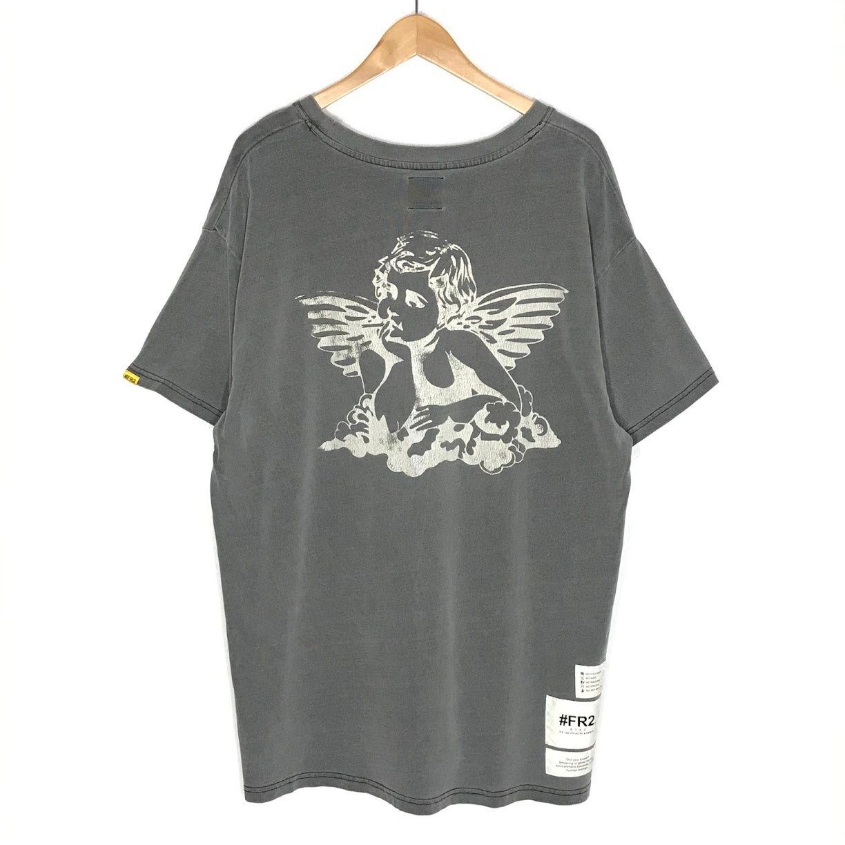 #FR2 | エフアールツー SMOKING KILLS 天使 半袖Ｔシャツ チャコールグレー サイズ：XL【倉吉店】