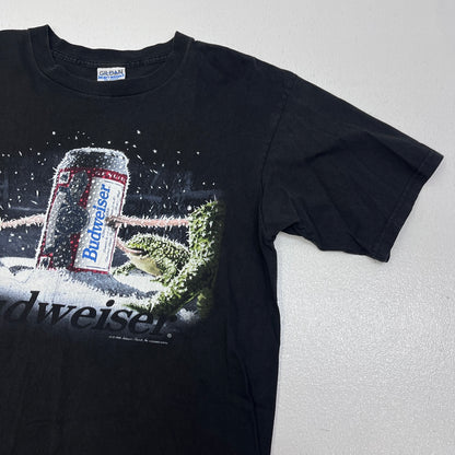 Budweiser ICED FROGS 半袖Ｔシャツ ブラック サイズ：L【加古川店】