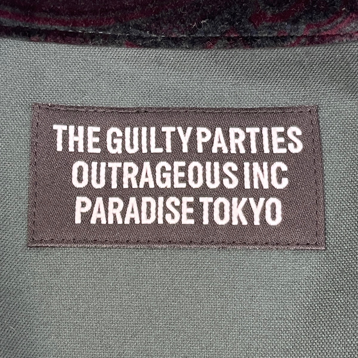 WACKOMARIA | ワコマリア PAISLEY VELVET JACKET ジャージ 21FW-WMC-SS13 サイズ：L【加古川店】