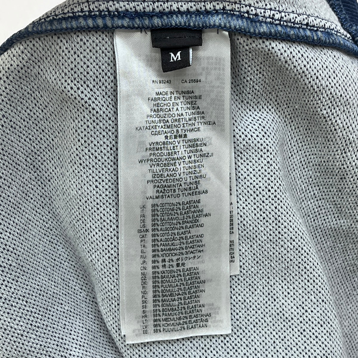 DIESEL | ディーゼル D-UM-RIB-ME パーカー A0393909C30 インディゴ サイズ：M【加古川店】
