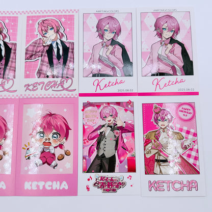 その他ホビー けちゃ BIRTHDAY GOODS 2025 グッズ まとめ売り フォトカード ぬいぐるみキーホルダー 横に飛んでるちっちゃいやつ 【倉吉店】