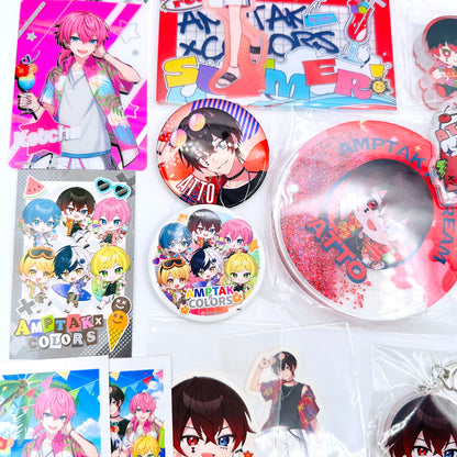 その他ホビー AMPTAKxCOLORS あっと＆けちゃ多め グッズセット まとめ売り AMPTAK1stアルバムリリースライブ～AMPTAK x レインボーロード中77%～【倉吉店】