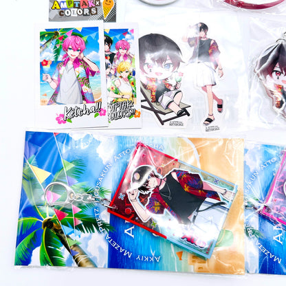 その他ホビー AMPTAKxCOLORS あっと＆けちゃ多め グッズセット まとめ売り AMPTAK1stアルバムリリースライブ～AMPTAK x レインボーロード中77%～【倉吉店】