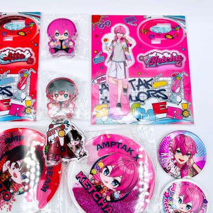 その他ホビー AMPTAKxCOLORS あっと＆けちゃ多め グッズセット まとめ売り AMPTAK1stアルバムリリースライブ～AMPTAK x レインボーロード中77%～【倉吉店】