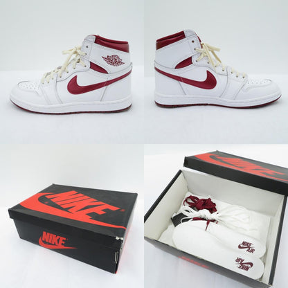 NIKE | ナイキ Jordan1High '85 'Metallic Burgundy' スニーカー BQ4422-161 エアジョーダン ホワイト 28cm【瀬戸大橋店】