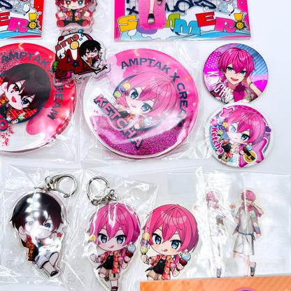 その他ホビー AMPTAKxCOLORS あっと＆けちゃ多め グッズセット まとめ売り AMPTAK1stアルバムリリースライブ～AMPTAK x レインボーロード中77%～【倉吉店】