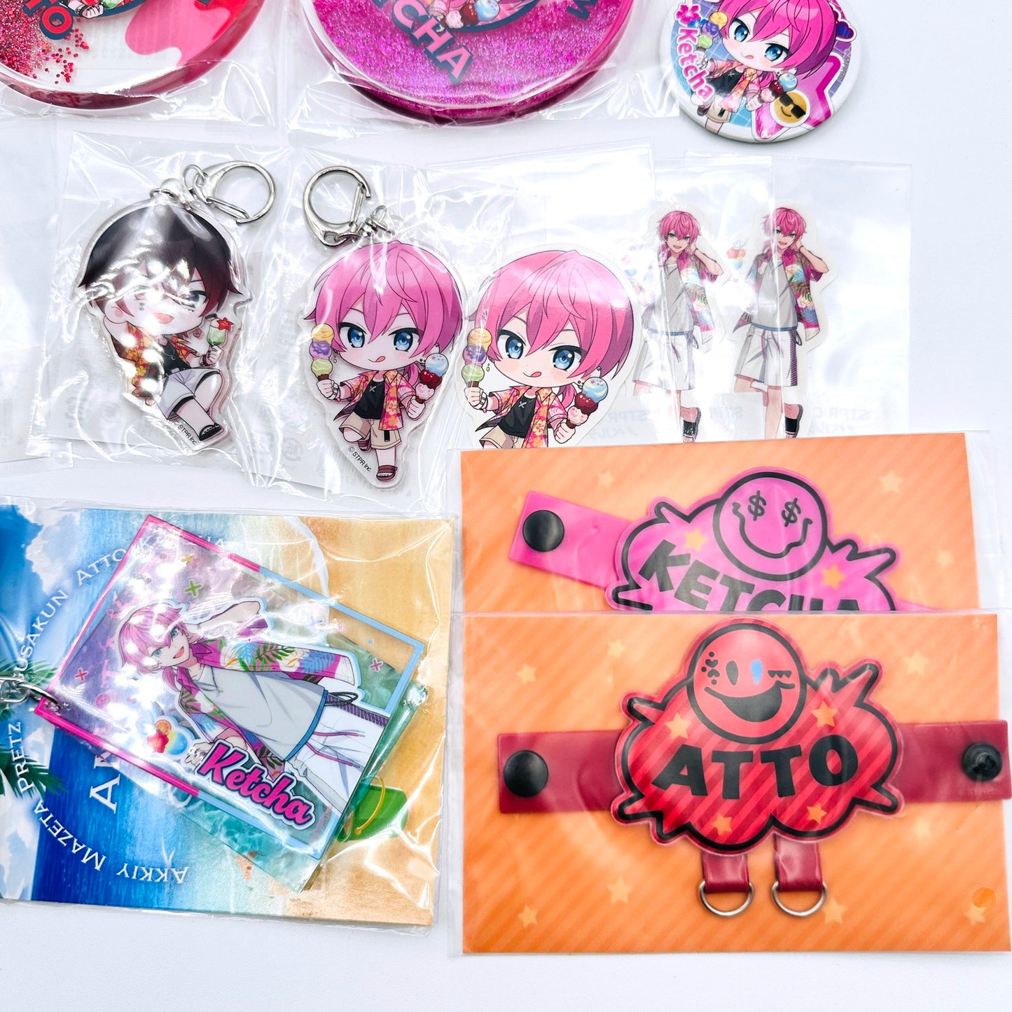 その他ホビー AMPTAKxCOLORS あっと＆けちゃ多め グッズセット まとめ売り AMPTAK1stアルバムリリースライブ～AMPTAK x レインボーロード中77%～【倉吉店】