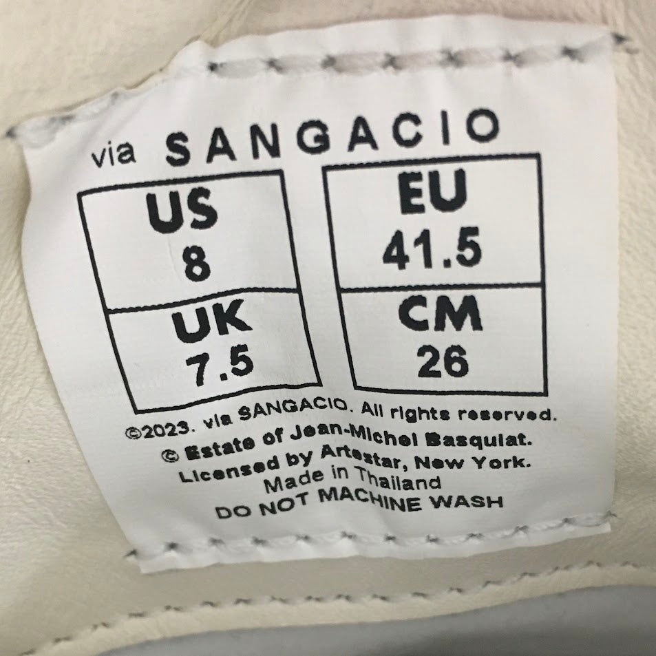 Sangacio | サンガッチョ SG8バスキア スニーカー ホワイト 26cm【倉吉店】