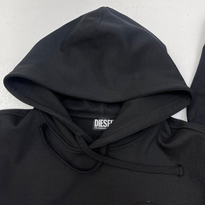 DIESEL | ディーゼル S-GINN-HOOD-XMAS パーカー A17199 ブラック サイズ：M【加古川店】