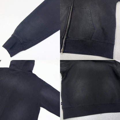 WIND AND SEA | ウィンダンシーウインダンシー SULFUR DYEING LOGO ZIP パーカー WDS-O-ESD-26-Q2-CS-02 ブラック サイズ：M【加古川店】