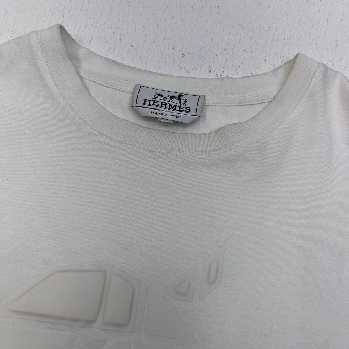 HERMES | エルメス Chevaux en Symetrie カットソー 半袖Ｔシャツ ホワイト サイズ：M【加古川店】