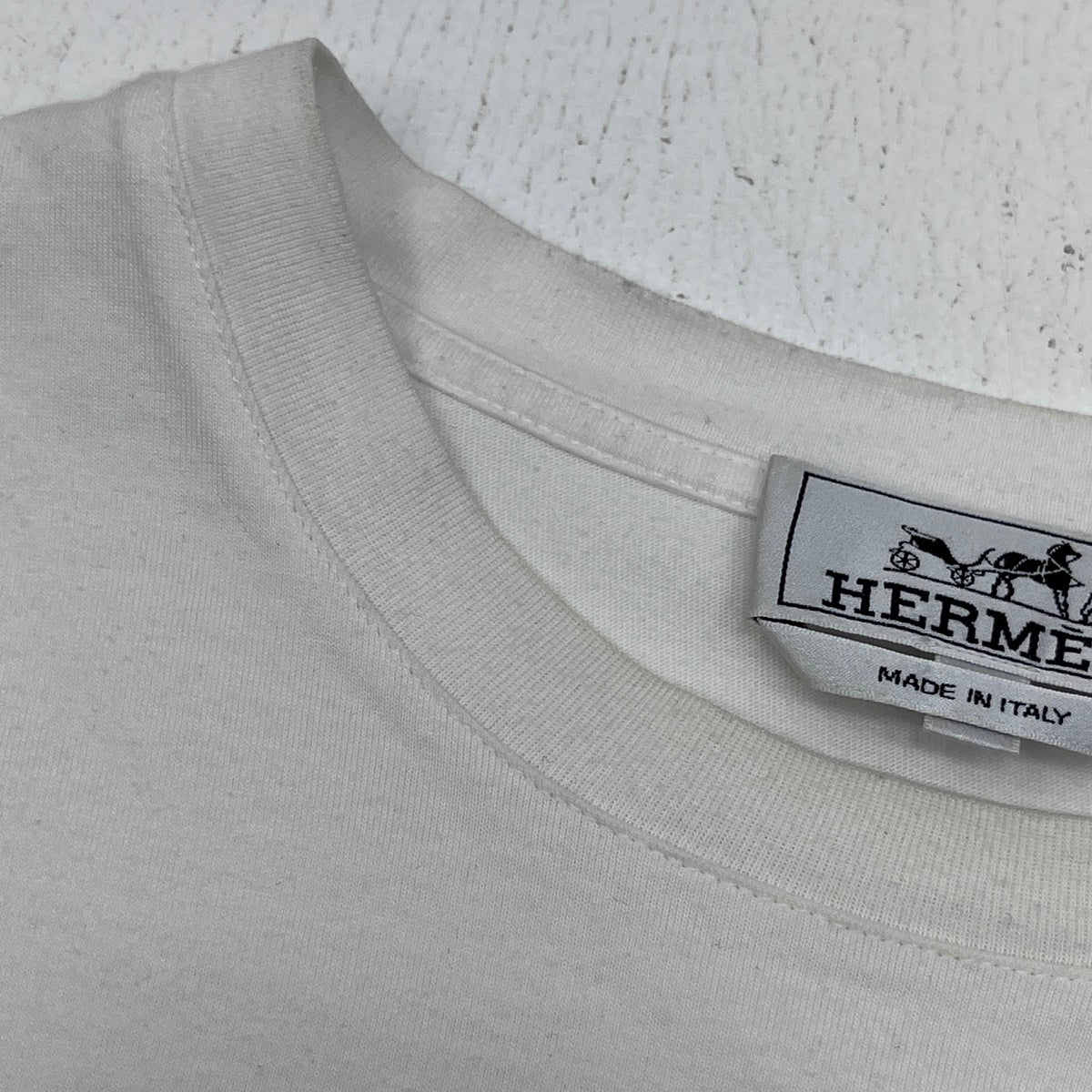 HERMES | エルメス Chevaux en Symetrie カットソー 半袖Ｔシャツ ホワイト サイズ：M【加古川店】
